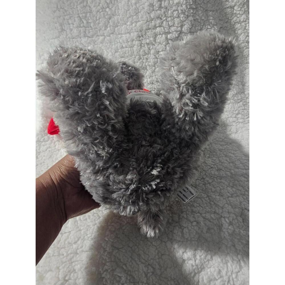 New Aurora Hippo Hippopotamus Plush Tonies Christmas Gray Bean Bag Hat & Top 9" - Picture 8 of 12